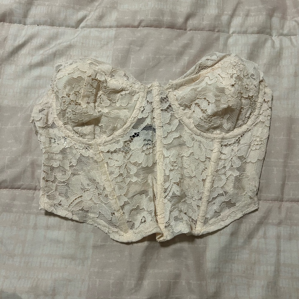 Lace Bustier Top
